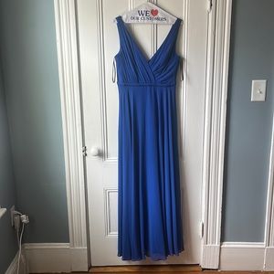 Bill Levkoff horizon blue dress size 10 (no alterations!)